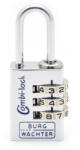 Burg Wachter® Combi Lock 90 20 Chromo SB számzáras lakat (BW03631)