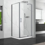 Fluminia Cabina de dus dreptunghiulara Fluminia Anda cu usa pivotanta 100x80 cm crom (P19RE01 100x80x200)
