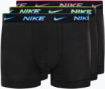 Nike Boxeri pentru bărbați Nike Everyday Cotton Stretch Trunk 3Pk UB1 negru/transparență wb