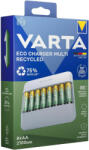 VARTA Eco Charger Multi Recycled töltő + 8db AA 2100 mAh akkumulátor - 57682