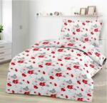  Lenjerie de pat din bumbac rosu ROUGE Dimensiune lenjerie de pat: 70 x 90 cm | 140 x 200 cm Lenjerie de pat