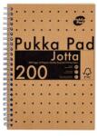 Pukka Pad Spirálfüzet, A5, vonalas, 100 lap, PUKKA PAD Jotta Kraft (9567-KRA) - molnarpapir