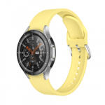 BSTRAP Silicone szíj Samsung Galaxy Watch 4 / 5 / 5 Pro / 6, yellow (SSG017C04)