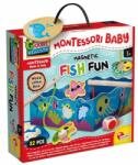 Lisciani Montessori baby fa mágneses horgászós játék (LIS98354)