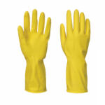 Portwest Háztartási latex védőkesztyű 12 pár (sárga L) (A800YERL)
