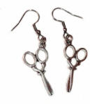 Maria King Ezüst színű Olló fülbevaló, választható arany vagy ezüst színű akasztóval (STM-1509-f)