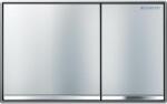 Geberit Placa de actionare WC Geberit Omega60 115.081. GH. 1, dubla actionare, orizontala, 184 x 114 mm, mat, crom (115.081.GH.1)