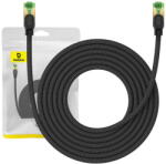 Baseus Braided network cable cat. 8 Ethernet RJ45, 40Gbps, 5m (black) (34233) - pcone