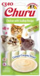 INABA Snack pentru pisică Churu pui & scoici 4x14 g (EU105)