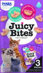 INABA Snack pentru pisică Ciao Juicy Bites Creveti/ Fructe de Mare, 3 x 11.3 g (EU704)