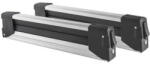 Menabo Suport schi snowboard Menabo Yelo 4 Silver pe bare transversale, 4 perechi ski / 2 snowboard (000121600000)