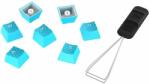 HP Gaming Keycaps Full set, HyperX Pudding, US Layout, Blue (519U1AA#ABA) - ury