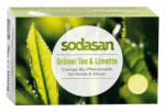 sodasan Sapun crema bio ceai verde si lime 100 g