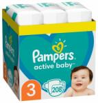 Pampers Active Baby 3 Midi 6-10 kg 208 buc
