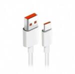 Xiaomi Cablu Date/Incarcare Xiaomi USB-A USB-C 120W 1m Alb (cb/USB/TypeC/6A/a/bl)