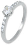 Soliter Brilio Silver Bájos ezüst gyűrű kristályokkal 426 001 00572 04 55 mm
