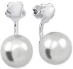 Soliter Brilio Silver Ezüst fülbevaló szintetikus gyönggyel 438 001 01785 04