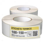LabelLife Role etichete termice autoadezive 100x150 mm, 250 etichete rola (ER13R100X150CA)