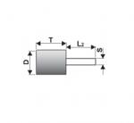  csapos korong ¤ 6x10-3 6a100 carborundum
