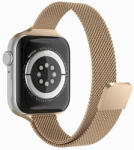Techsuit - Óraszíj (W034) - Apple Watch 1/2/3/4/5/6/7/8/SE/SE 2/Ultra (42/44/45/49mm) - Arany (KF239498)