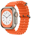 Techsuit - Óraszíj (W038) - Apple Watch 1/2/3/4/5/6/7/8/SE/SE 2 (38/40/41mm) - Narancs (KF2310818)