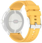 Techsuit - óraszíj 20 mm (W026) - Pixel Watch, Samsung Galaxy Watch 4/5, Huawei Watch GT 3 (42 mm)/GT 3 Pro (43 mm) - sárga (KF2311511)