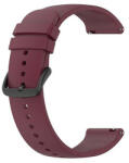 Techsuit - Óraszíj 22mm (W001) - Samsung Galaxy Watch (46mm)/Watch 3/Gear S3, Huawei Watch GT/GT 2/GT 3 (46mm) - Sötétvörös (KF239514)