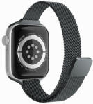 Techsuit - Óraszíj (W034) - Apple Watch 1/2/3/4/5/6/7/8/SE/SE 2 (38/40/41mm) - Fekete (KF239497)