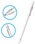 USAMS - Stylus Pen (US-ZB057) - Aktív, klipszel, Micro-USB töltőporttal, 140 mAh - Fehér (KF235193)