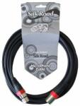 Silk Road Mikrofonkábel, 9m, fekete, XLR-XLR - hangszerabc
