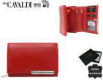 Cavaldi piros női bőr pénztárca RFID védelemmel 13×10 cm (Z-13475765)
