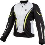 RSA Geacă de motocicletă pentru femei RSA Wasp alb-negru-galben fluo (RSALABUWASPBFYWH)