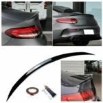  Mercedes Benz C205 coupe A205 cabrio C-osztály AMG stílusú lakkozott fekete csomagtartó spoiler