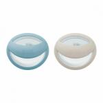Nuk Baba cumi NUK MommyFee 0-9h 2db kék szürke - babyboxstore