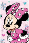 Jerry Fabrics Disney Minnie polár takaró flowers 100x150cm (microflanel) (JFK033784)