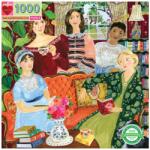 eeBoo - Puzzle Clubul de carte al lui Jane Austen - 1 000 piese Puzzle
