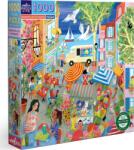 eeBoo - Puzzle Piața din Franța - 1 000 piese Puzzle