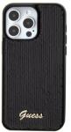 GUESS Husa Guess compatibila cu iPhone 15 Pro, Sequin Script Metal, Negru (3666339172893)