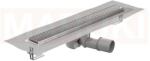 ACO Rigola de dus din inox ACO ShowerDrain M+ cu flansa orizontala, gratar Quadrato, lungime 900mm, h=112mm