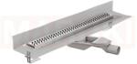 ACO Rigola de dus din inox ACO ShowerDrain M+ cu flansa perete, gratar Flag, lungime 900mm, h=69mm
