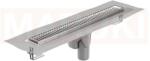 ACO Rigola de dus din inox ACO ShowerDrain M+ cu flansa orizontala, gratar Piano, lungime 700mm, h=140mm