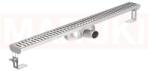 ACO Rigola de dus din inox ACO ShowerDrain C fara flansa, gratar Wave, lungime 685mm, h=69mm