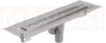 ACO Rigola de dus din inox ACO ShowerDrain M+ cu flansa orizontala, gratar Mix, lungime 800mm, h=140mm