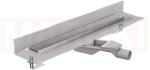 ACO Rigola de dus din inox ACO ShowerDrain M+ cu flansa perete, gratar Quadrato, lungime 900mm, h=69mm