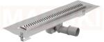 ACO Rigola de dus din inox ACO ShowerDrain M+ cu flansa orizontala, gratar Flag, lungime 900mm, h=112mm