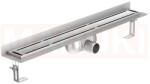 ACO Rigola de dus din inox ACO ShowerDrain C cu flansa perete, gratar Massive, lungime 1085mm, h=92mm