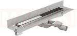 ACO Rigola de dus din inox ACO ShowerDrain M+ cu flansa perete, gratar Twist, lungime 700mm, h=69mm