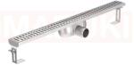 ACO Rigola de dus din inox ACO ShowerDrain C fara flansa, gratar Wave, lungime 1085mm, h=92mm