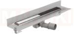 ACO Rigola de dus din inox ACO ShowerDrain M+ cu flansa perete, gratar Twist, lungime 1000mm, h=112mm
