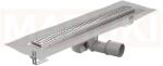 ACO Rigola de dus din inox ACO ShowerDrain M+ cu flansa orizontala, gratar Wave, lungime 900mm, h=112mm